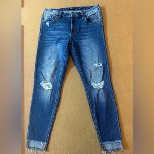 Miss Me Dark Blue Skinny Jeans for Men